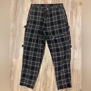 Morbid Threads plaid pants size 36